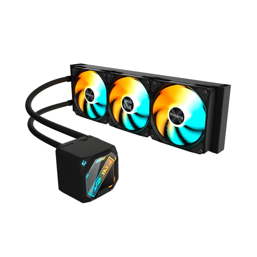 Water Cooler Gigabyte Gaming 360, ARGB, 360mm, AMD e Intel, Preto